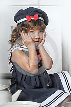 Small sailor girl