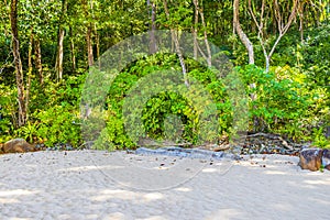 Small sandy beach Lamru Nationalpark Khao Lak Phang-nga Thailand