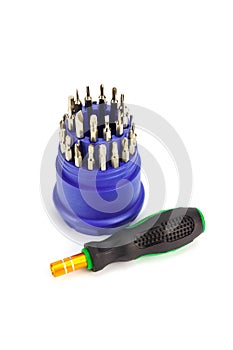 Small screwdriver set for Electronic isolated