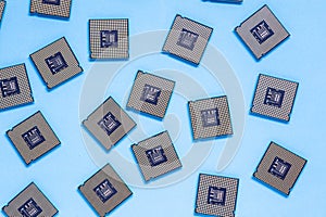 Small semiconductor or nano microchip concepts.technology developments