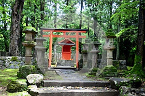 Small shrine at pathway go to Kasuga Shrine