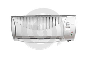 Small Silver Office Desktop Paper Laminator