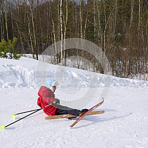 The small skier