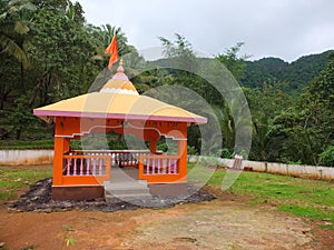 Small snake temple in a Village