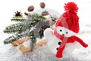 Small snowman toy