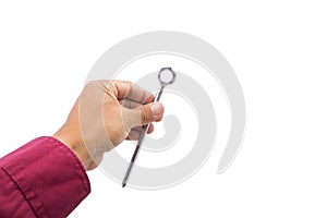 A small socket wrench  on hand