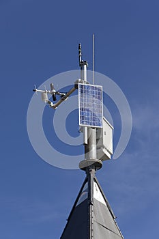 Small solar powered hitech meteo station photo