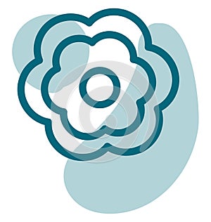 Small Spa flower, icon