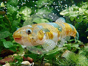 A small spotted catshark in aquarium image