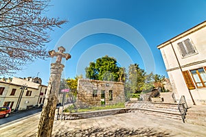 Small square in Monteleone Roccadoria