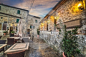 Small square in Monteriggioni