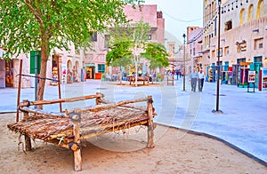 Historic Al Seef neighborhood, Dubai, UAE