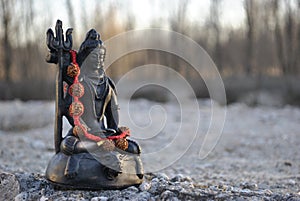 Small statue of Lord Shiva