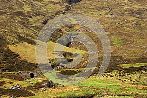 Small Stone Bridge in the Highlands in Glencoe, Scotland