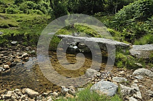 Small stone Clapper Bridge photo