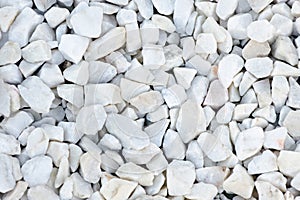 Small stones of white color with gray-blue tint.