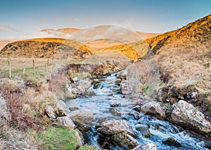 Small stream coming down of Mount Brandon