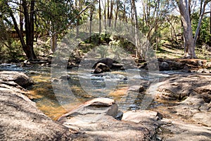 A small stream flowing through John Forrest National park