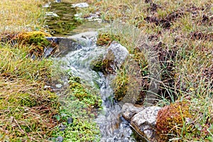 Small stream in Lechtal valley