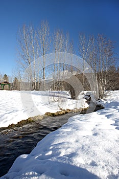Small stream in Metaline, WA.