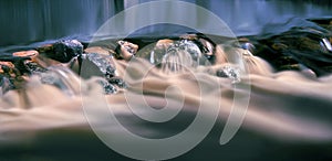 Small stream with rocks