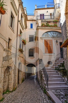The Italian village of Itri in Lazio region. photo