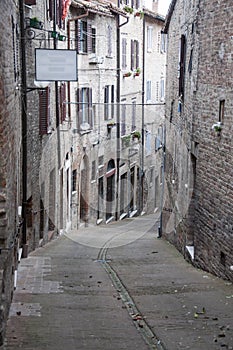 A small street in Urbino