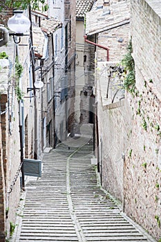 A small street in Urbino