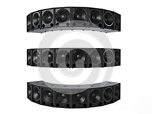 Small subwoofer speakers - facing all directions