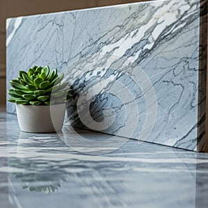 A small succulent plant in a