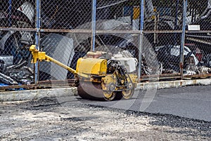 Small surface smoothing machine, Walk Behind Compactor of asphal