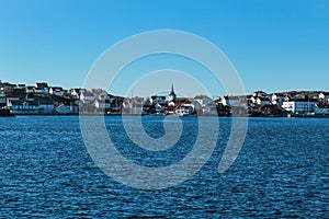 Small swedish island town