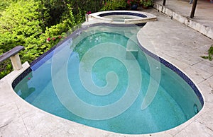 A small swimming pool on bequia