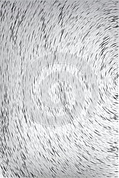 Small swirling particles blurred in motion as a concept of data movement