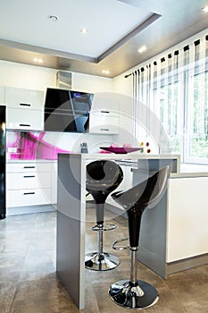 Small table in the kitchen