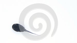 A small tadpole on white background
