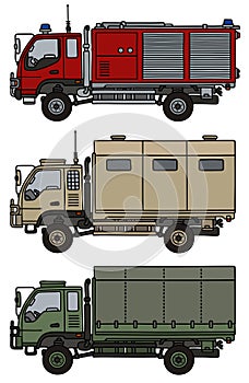 Small terrain trucks