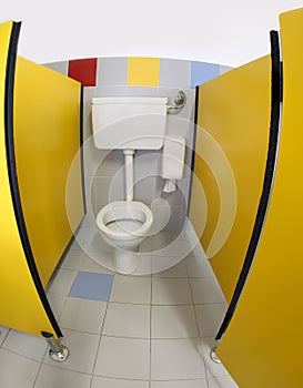 Toilet inside the nursery bathrooms photo