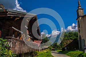 Small tLes Houches in Haute-Savoie in France photo