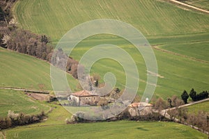 small town in the alaves valley of kuartango