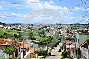 The small town of Andrelândia on a sunny day