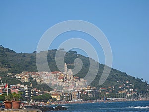 Small town of Cervo, Liguria, Italy