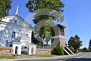 The small town church. photo