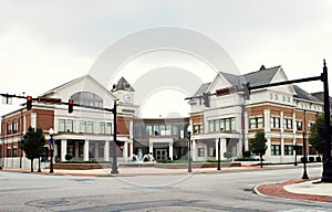 Small Town Civic Center Square