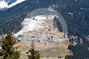 The small town of Costalissoio, in Comelico Superiore, Italy