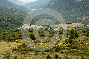 Small town In the French Pyrenees