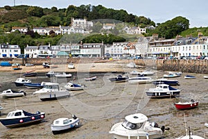 The small town of Gorey on Jersey, UK photo