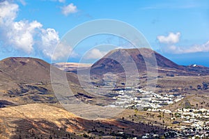 Small town of Haria in Lanzarote