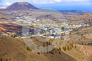 Small town of Haria in Lanzarote photo