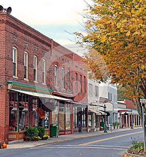 Small Town Main Street Berlin Maryland